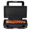 Sandwich maker Adler AD 3073 — 2-sandwich, 1400 W, silver/black, removable plates, vertical storage