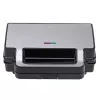 Sandwich maker Adler AD 3073 — 2-sandwich, 1400 W, silver/black, removable plates, vertical storage