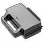 Sandwich maker Adler AD 3073 — 2-sandwich, 1400 W, silver/black, removable plates, vertical storage