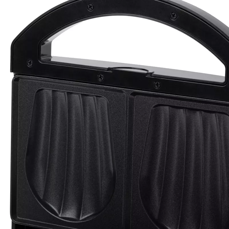 Sandwich maker Adler AD 3069 — compact countertop sandwich press, 750 W, 2 sandwiches, black