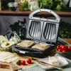 Sandwich maker Adler AD 3069 — compact countertop sandwich press, 750 W, 2 sandwiches, black