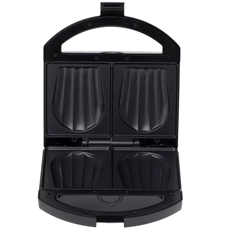 Sandwich maker Adler AD 3069 — compact countertop sandwich press, 750 W, 2 sandwiches, black