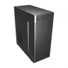 PC Case FSP CMT160 Midi Tower Black — supports ATX/µATX/ITX, 1×3.5 inch + 2×2.5 inch bays, 1×5.25 inch, USB 3.2 Gen1 Type-A, 173×370×410 mm