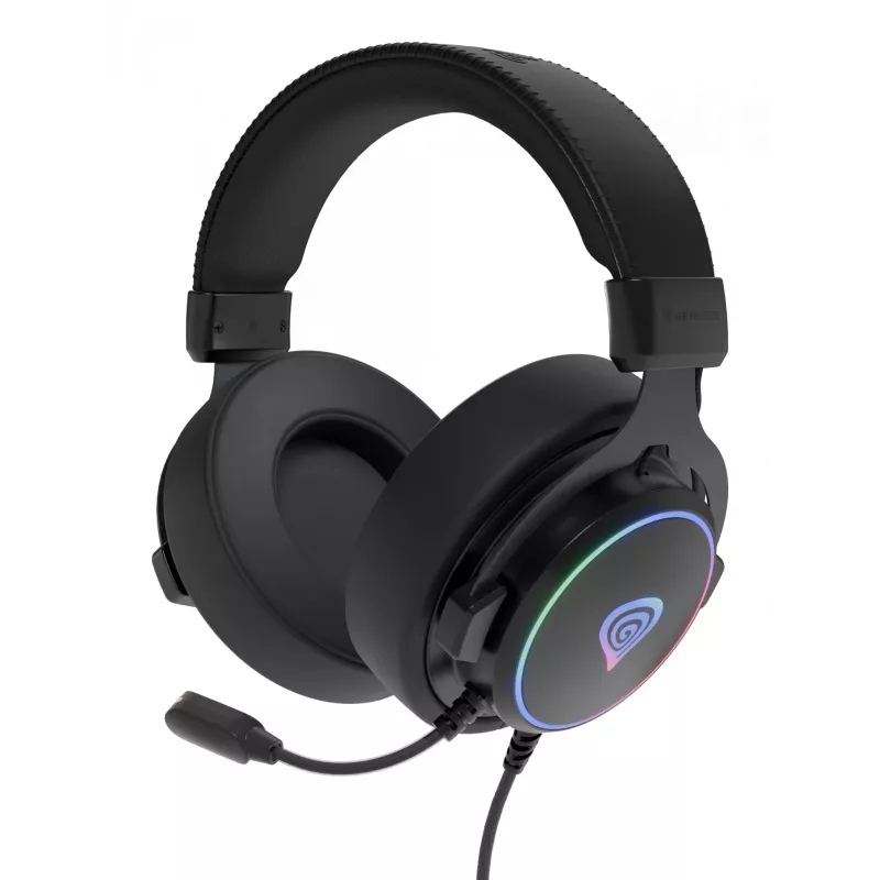 GENESIS Neon 764 Headset Wired Head-band Gaming USB Type-A Black