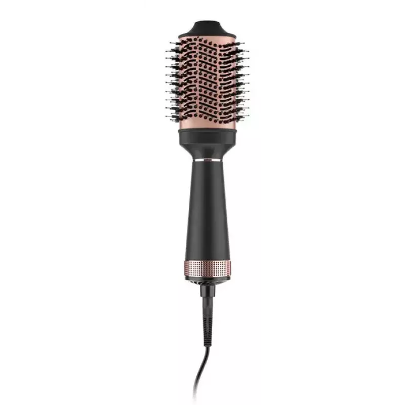 Hot air brush ETA Fenité Airflow 1300 W, ceramic barrel, 3 heat levels, 1.7 m cord, Black/Rose