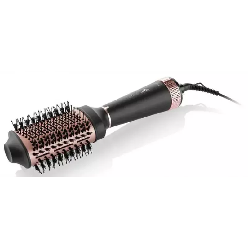 Hot air brush ETA Fenité Airflow 1300 W, ceramic barrel, 3 heat levels, 1.7 m cord, Black/Rose
