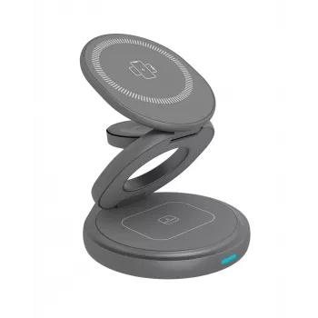 ICY BOX IB-SH101-CH Headphones, Smartphone, Smartwatch Anthracite, Grey Fast charging Indoor