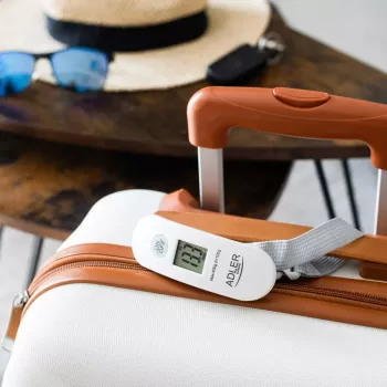 Luggage scale Adler AD 8189 — max 40 kg, accuracy 100 g, white