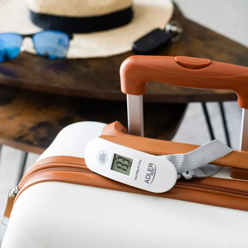 Luggage scale Adler AD 8189 — max 40 kg, accuracy 100 g, white