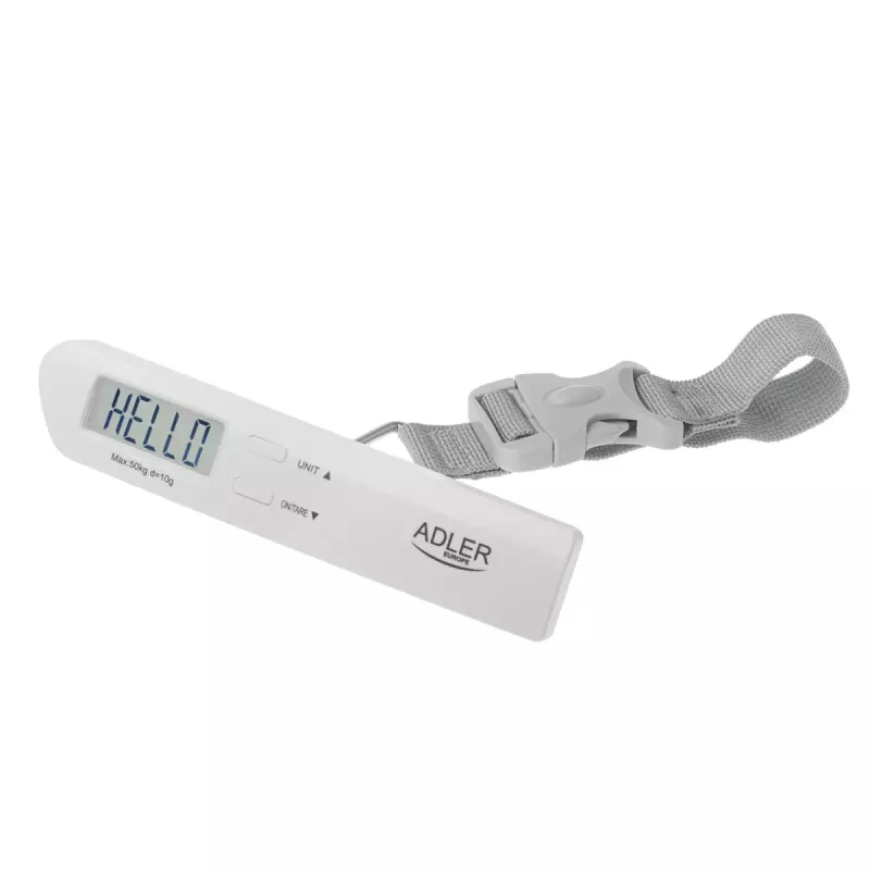 Luggage scale Adler AD 8191, maximum 50 kg, accuracy 10 g, grey