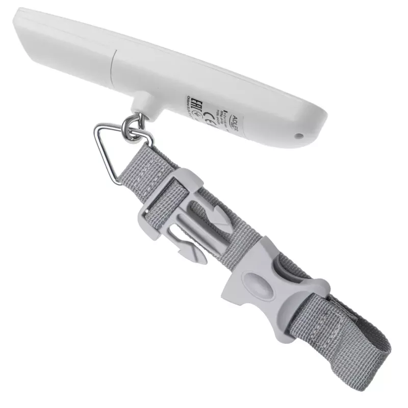 Luggage scale Adler AD 8191, maximum 50 kg, accuracy 10 g, grey