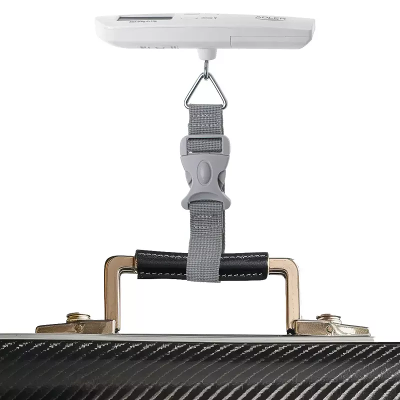Luggage scale Adler AD 8191, maximum 50 kg, accuracy 10 g, grey