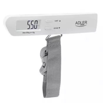 Luggage scale Adler AD 8191, maximum 50 kg, accuracy 10 g, grey