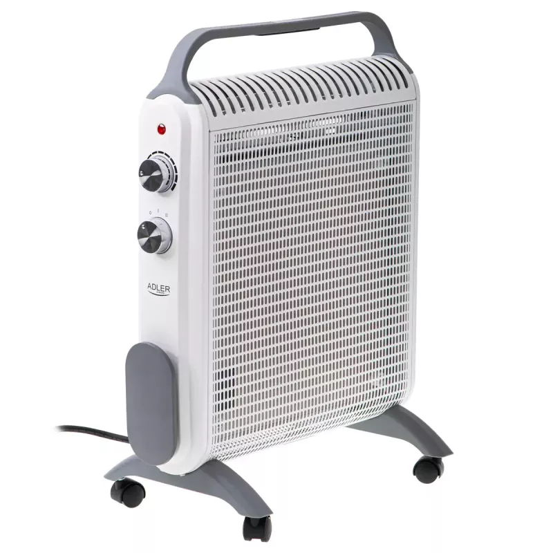 Convector electric space heater Adler AD 7750, 2000 W, 2 power levels, IP24, white