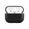 Protective leather case FIXED FIXLPM-999-BK for earbuds with MagSafe support, black