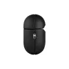 Protective leather case FIXED FIXLPM-999-BK for earbuds with MagSafe support, black