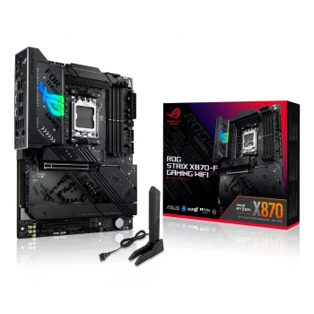 Motherboard ASUS ROG STRIX X870-F GAMING WIFI — AMD X870, Socket AM5, ATX, DDR5, 4x DIMM, Wi‑Fi 7, BT 5.4