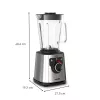 Tefal Perfectmix+ BL871D 1.5 L Tabletop blender 1200 W Stainless steel, Grey