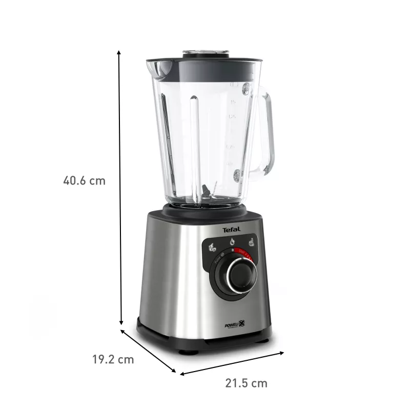 Tefal Perfectmix+ BL871D 1.5 L Tabletop blender 1200 W Stainless steel, Grey