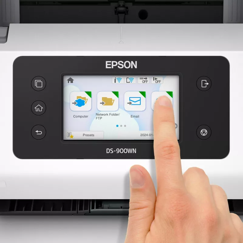 Epson WorkForce DS-900WN Sheet-fed scanner 600 x 600 DPI A4 White
