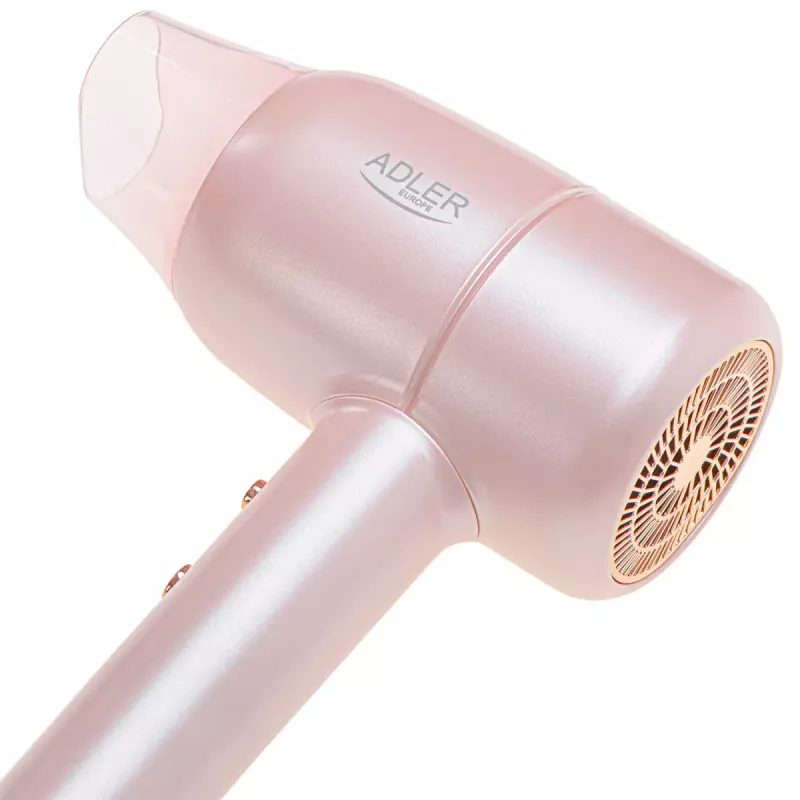 Adler AD 2279p hair dryer, 1800 W, ionic, 2 temperature settings, pink