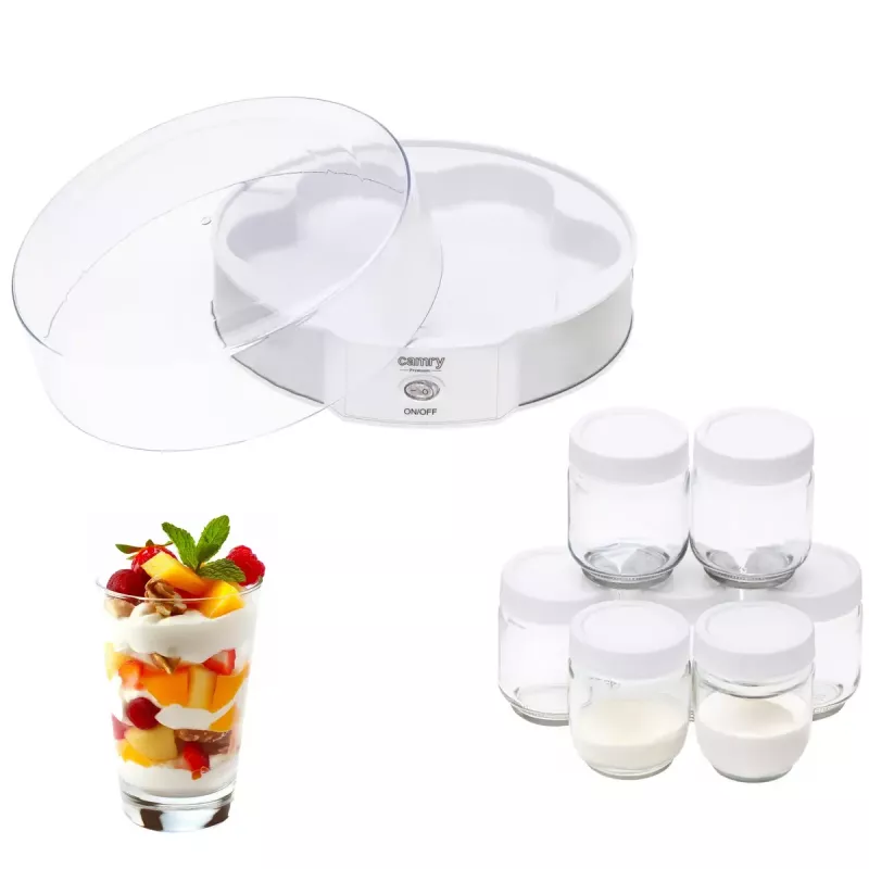 Yogurt maker Camry CR 4519 — electric yogurt machine, 1 L capacity, 20 W