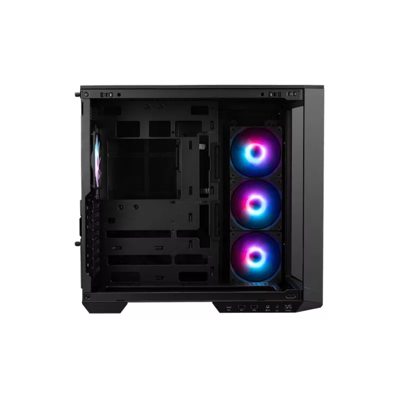 PC case MSI MAG PANO 100R PZ Midi Tower Black, tempered glass, supports ATX/microATX, 482×290×519 mm
