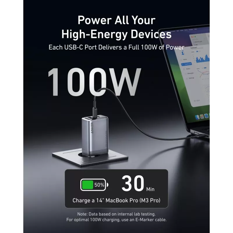 Mobile device charger Anker A2688341 Universal Black AC Indoor 110-240V 1 USB 2.0 2 USB-C