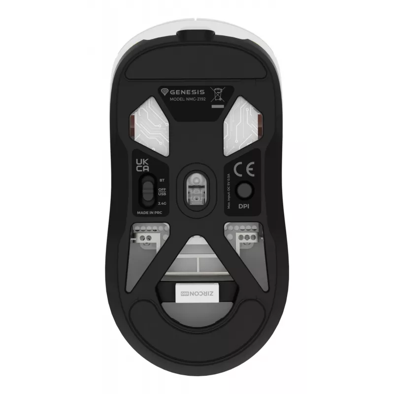 GENESIS Zircon 660 mouse Gaming Right-hand RF Wireless + Bluetooth + USB Type-A Optical 12000 DPI