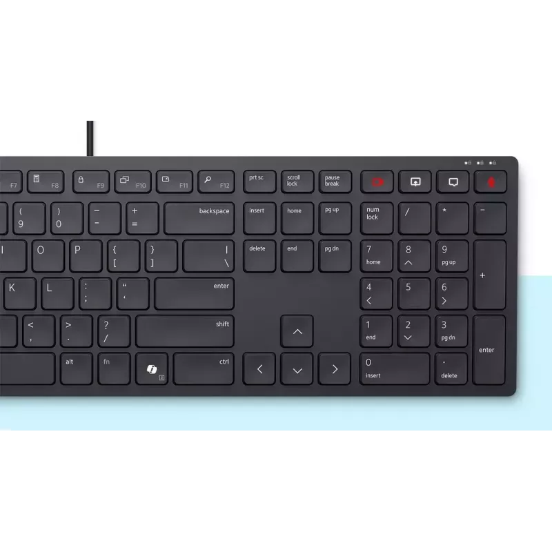 Keyboard DELL KB525C Office USB QWERTY US International Black