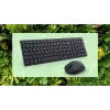 DELL KM555 Silent Keyboard Mouse Included Universal RF Wireless + Bluetooth QWERTY US International Black