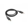 LANBERG DisplayPort M/m Cable 19 Pin V1.2 4k 1.8m Black
