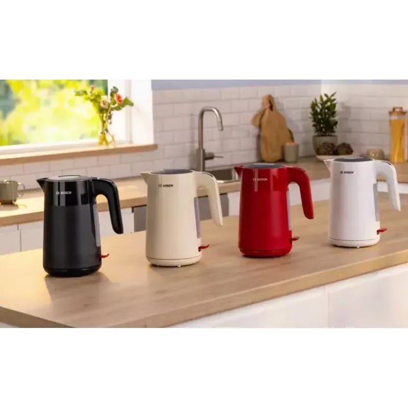 Electric kettle Bosch TWK2M167 1.7 L 2400 W, cordless with 360° base, automatic shut-off, boil-dry protection