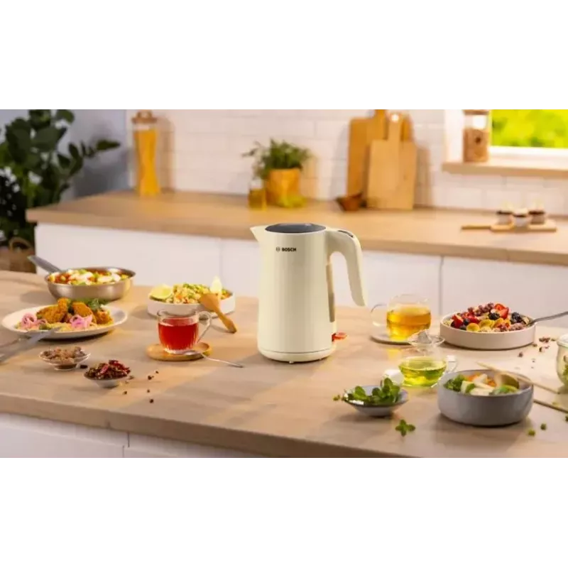 Electric kettle Bosch TWK2M167 1.7 L 2400 W, cordless with 360° base, automatic shut-off, boil-dry protection