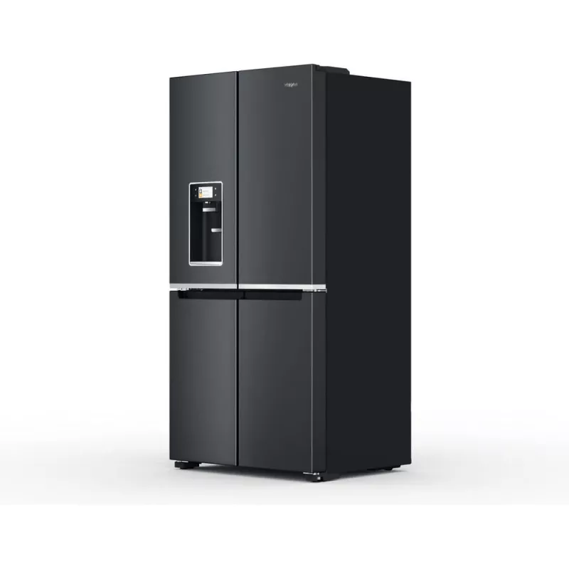 Whirlpool WQ9I FO2BX EF side-by-side refrigerator Freestanding 592 L Black