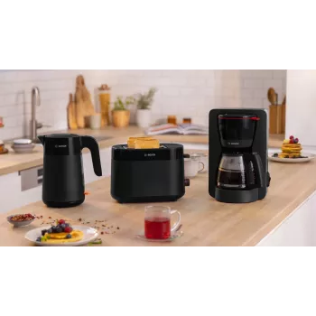 Bosch TAT2M123 toaster 6 2 slice(s) 950 W Black