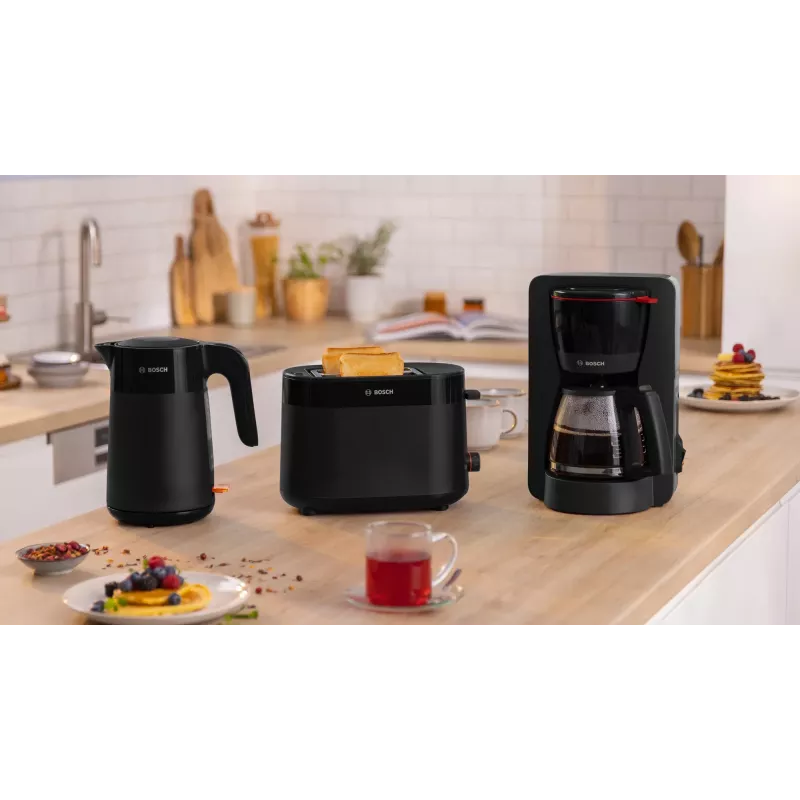 Bosch TAT2M123 toaster 6 2 slice(s) 950 W Black