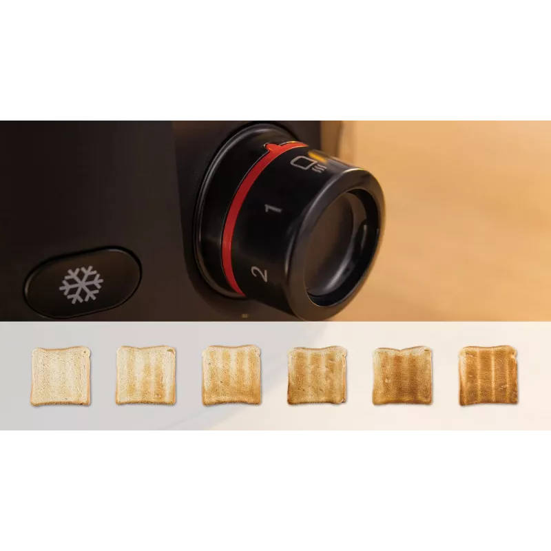 Bosch TAT2M123 toaster 6 2 slice(s) 950 W Black