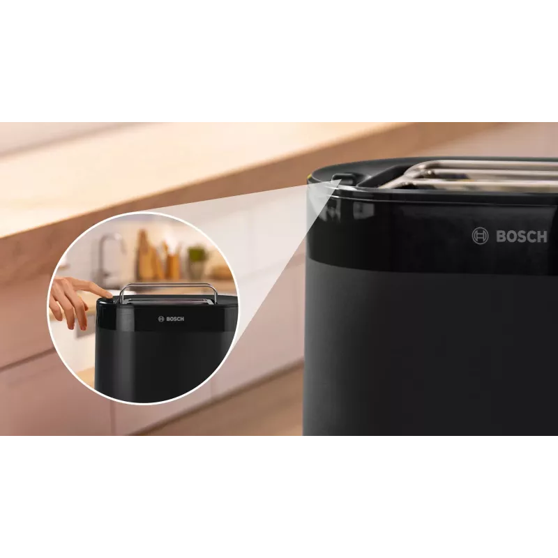 Bosch TAT2M123 toaster 6 2 slice(s) 950 W Black