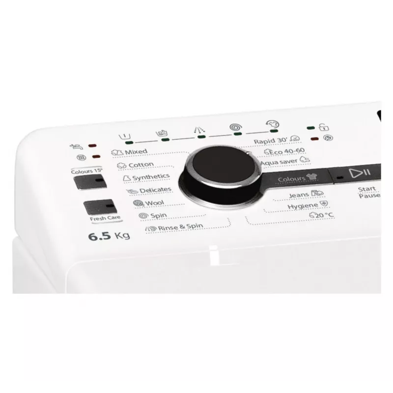 Whirlpool TDLRB 65242BS EU/N washing machine Top-load 6.5 kg 1151 RPM White