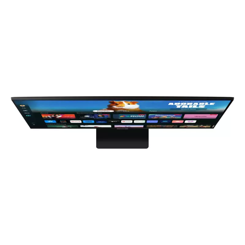 27 inch Samsung M50D monitor — 27 inch Full HD (1920×1080), VA LED, 4 ms, 178° viewing angle, built-in speakers, USB hub, VESA, black