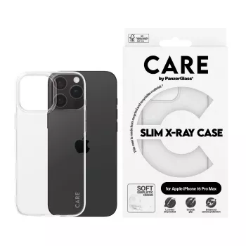 PanzerGlass CARE™ by ® X-Ray Case iPhone 16 Pro Max, Cover, Apple, Apple - iPhone 16 Pro Max, Transparent