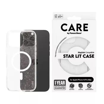 PanzerGlass CARE™ by ® Urban Combat Case Star Lit w. White MagSafe iPhone 16 Pro Max