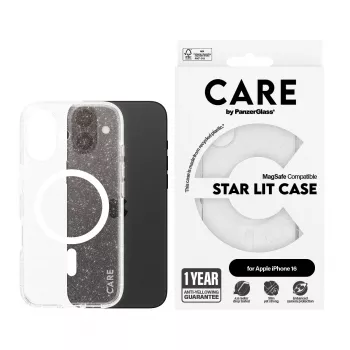 PanzerGlass CARE™ by ® Urban Combat Case Star Lit w. White MagSafe iPhone 16