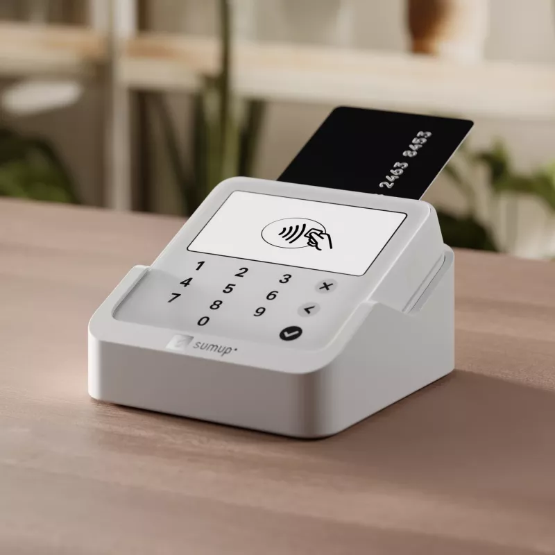 SumUp Solo Lite & Charging Station smart card reader Battery White