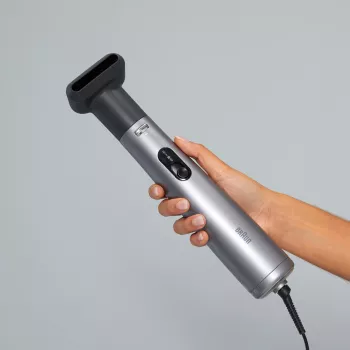Hot air brush BRAUN AS 4.3 Black Silver — 1000 W, 2.2 m cord