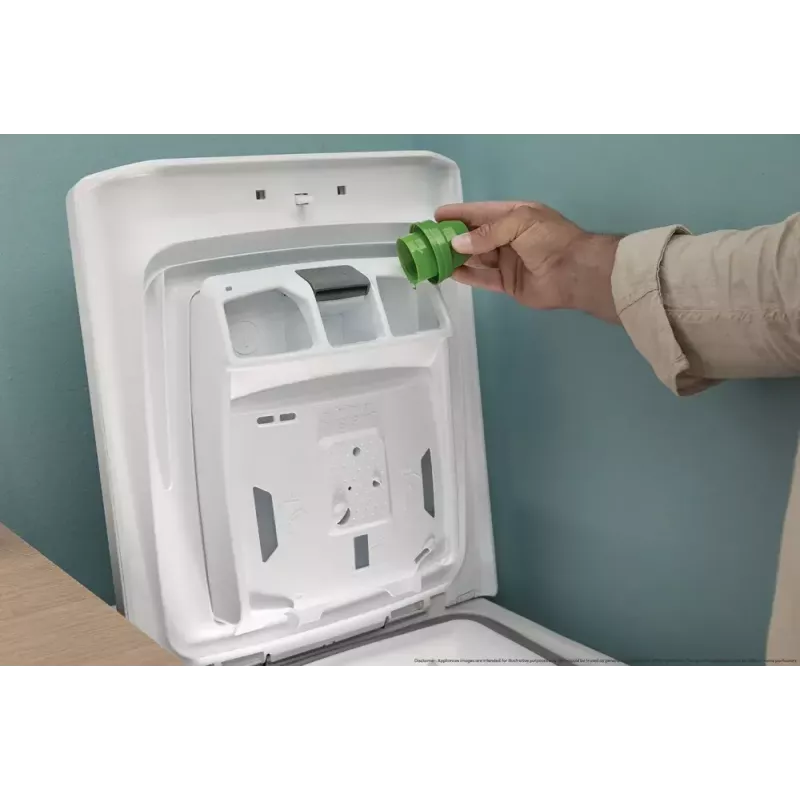 Washing machine CANDY TCA273D3-S top-load 7 kg, 1200 RPM, energy class C, white