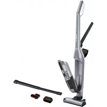 Stick vacuum Bosch BCH3P210 2‑in‑1, dry cleaning, 0.4 L dust container, cordless + mains, grey/black, 3 kg