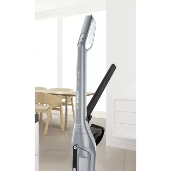 Stick vacuum Bosch BCH3P210 2‑in‑1, dry cleaning, 0.4 L dust container, cordless + mains, grey/black, 3 kg