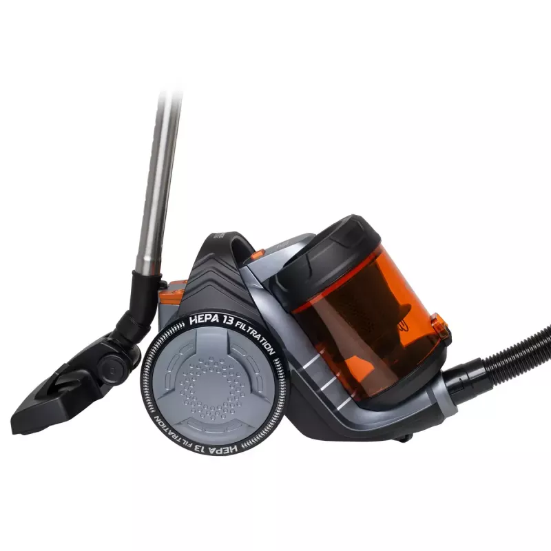 Bagless vacuum cleaner Adler AD 7065 — 700W, 1.6 L dust container, HEPA, 9 m radius, Black/Red